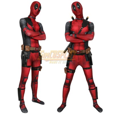 Deadpool Cosplay Costumes Spandex 3D Printed Deadpool Cosplay Suit