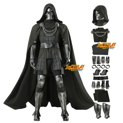 Doctor Doom Cosplay Costume Avengers 5 Doomsday Suit Top Level 