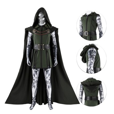Doctor Doom Cosplay Costume Doomsday Cosplay Suit Printed Edition