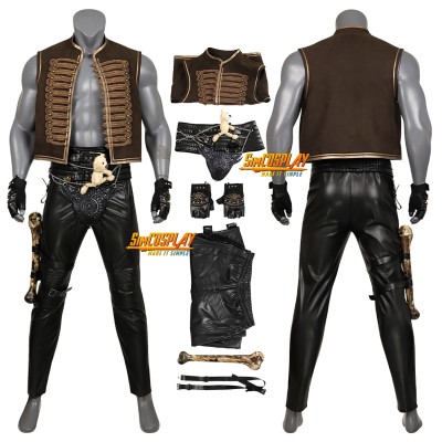 Dr Dementus A Mad Max Saga Cosplay Costume Sleeveless Bear Costume