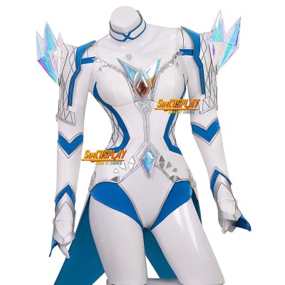 Emma Frost Cosplay Costume Marvel Rivals Cosplay Suit With Luminous layer