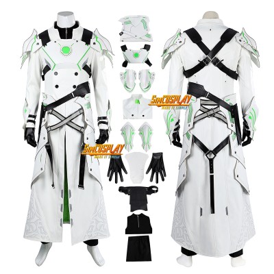FF7 Ever Crisis Sephiroth Lifestream Cosplay Costume White Suit