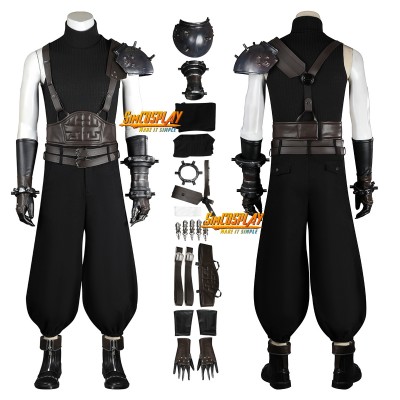 Final Fantasy VII Rebirth Cloud Strife Cosplay Costume Top Level