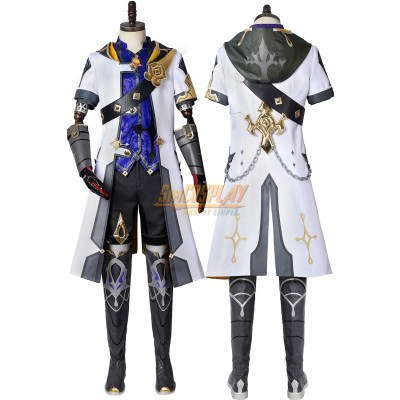 Genshin Impact Albedo Dress Up Cosplay Costume Top Level