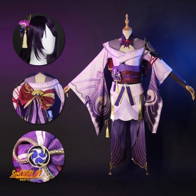 Genshin Impact Electro Archon Baal Cosplay Costumes Top Level