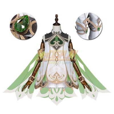 Genshin Impact Nahida Cosplay Costume Lesser Lord Kusanali Suit