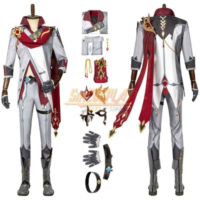 Genshin Impact Tartaglia Cosplay Costume Top Level