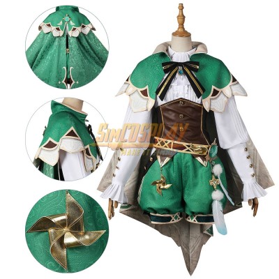 Genshin Impact Venti Cosplay Costume Promotional Edition