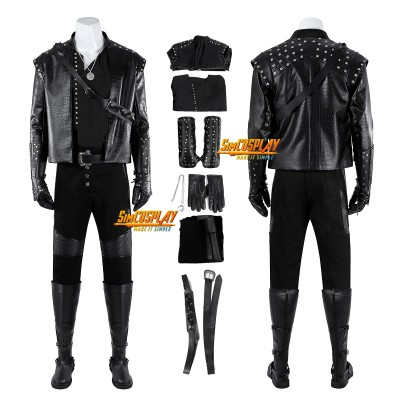 Complex - Geralt Cosplay Costumes Witcher Season 5 leather Suit