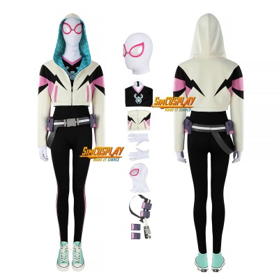 Gwen Cosplay Suit Your Friendly Neighborhood Spiderman Gwen Stacy Costume