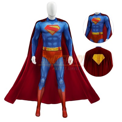 Halloween Male Clark Kent Legacy Cosplay Costumes Printed Ver.1