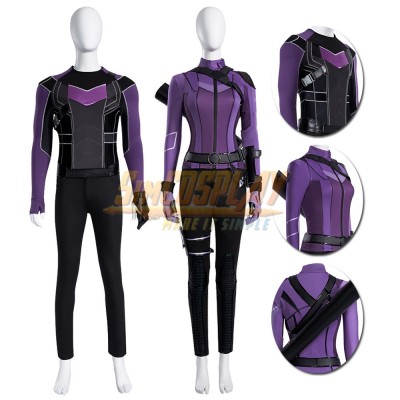 Hawkeye Cosplay Costume Kate Bishop and Clint Barton Cosplay Suits SimCosplay