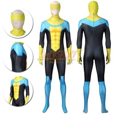 The Invincible Mark Grayson Cosplay Costumes Spandex Zentai