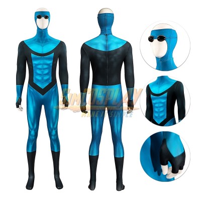 Invincible S3 Mark Grayson Cosplay Costume New Blue Suit