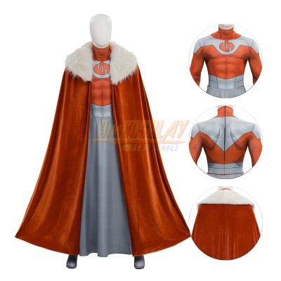 Invincible S4 Thragg Cosplay Costume Complex Suit With Cape
