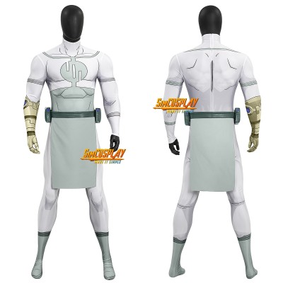 Invincible Thragg Cosplay Suit Printed White Costume Ver.2