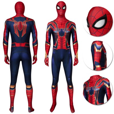Iron Spiderman Cosplay Suit Endgame Spider-man Costume Ver.2