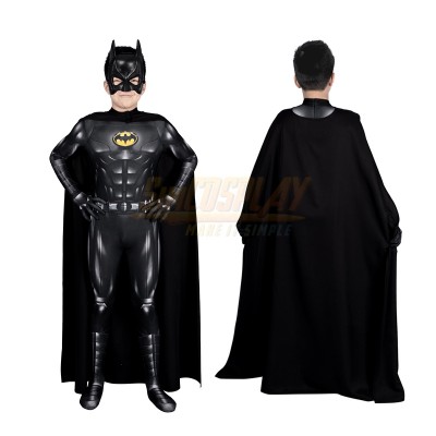 Kids Halloween Gift Bruce Wayne Cosplay Costume Printed Suit