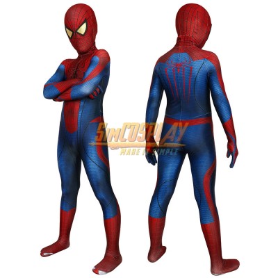 Kids The Amazing Spider-Man Peter Parker Suit HD Children Halloween Costumes