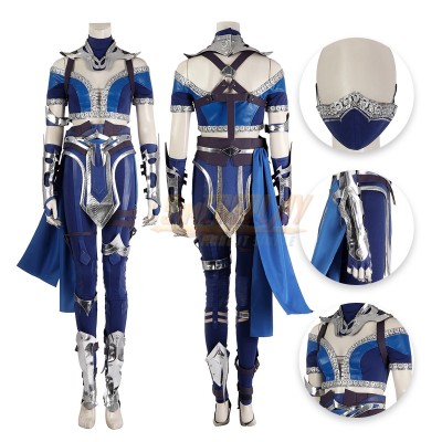Kitana Mortal Kombat 1 Costume Leather Cosplay Suit