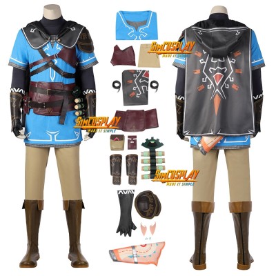 Link Cosplay Costume The Legend of Zelda Tears of the Kingdom Cosplay Suit