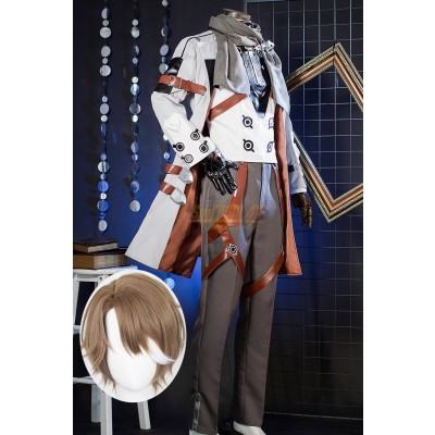 Male Honkai Star Rail Welt Cosplay Costume With Cosplay Wig Full Set