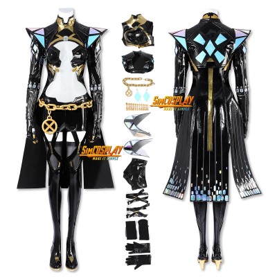 Marvel Rivals Emma Frost X Revolution Cosplay Costume Emma Frost Suit