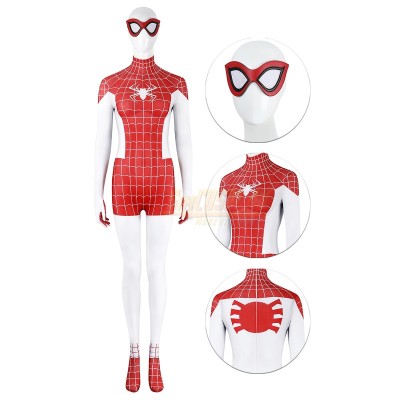 Mary Jane Watson Cosplay Costume Earth-18119 Spider Woman Suit