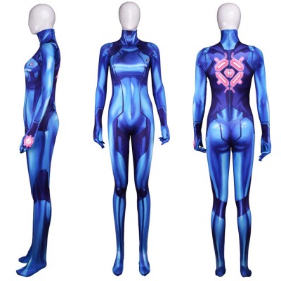 Metroid Samus Aran Zero Suit Cosplay Costume Sim1103ms