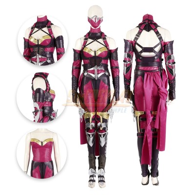 Mileena Mortal Kombat 1 Costume Leather Cosplay Suit
