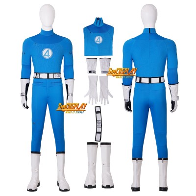 Ready To Ship - MALE SIZE M Mister Fantastic Cosplay Costume The Fantastic Four First Steps Suit V2
