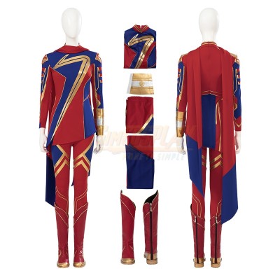 Ms. Marvel Kamala Khan Cosplay Costume V2