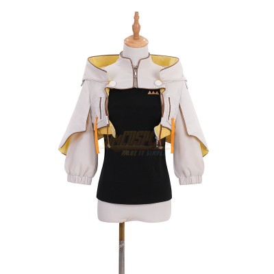 Final Fantasy XIV Sphene Cosplay Costumes White Hooded Suit