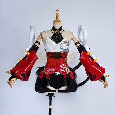 Nekomiya Mana Leather Cosplay Costume Cat Suit Zenless Zone Zero