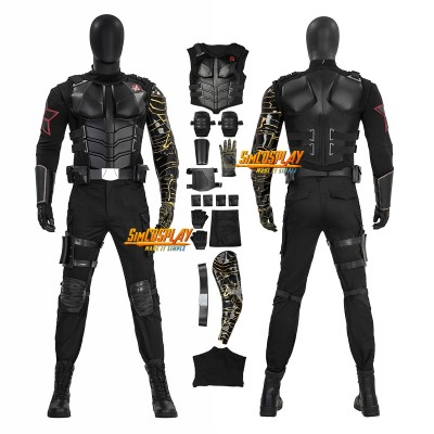  Top Level Ver.2 - New Avengers Winter Soldier Bucky Barnes Cosplay Costume
