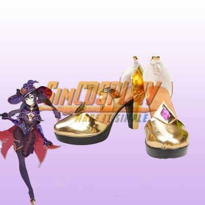 Genshin Impact Mona Cosplay Shoes Top Level