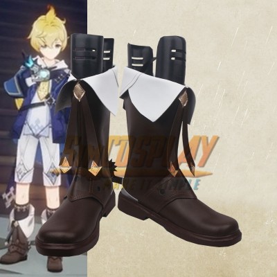 Genshin Impact Mika Cosplay Boots New Suit SimCosplay