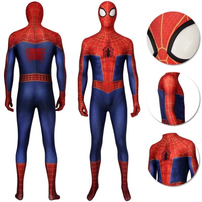 Peter Parker Suit Spider-man Into The Spider Verse Cosplay Costumes