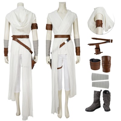 Rey Cosplay Hooded Costumes The Rise Of Skywalker Edition