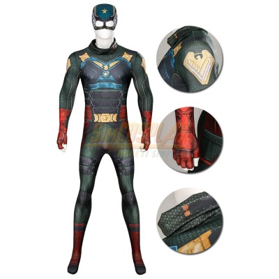 Soldier Boy Cosplay Costumes Printed Suit S3 Cosplay
