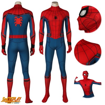 Spider-man Homecoming HQ Printed Cosplay Costume Sac4193