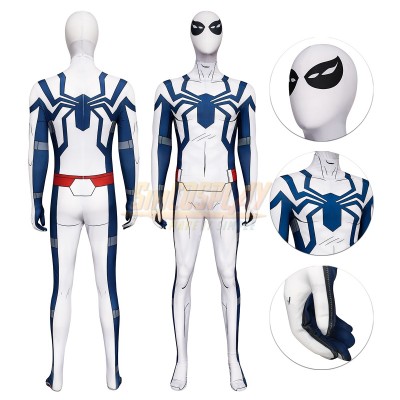 Spider Man Osborn White Cosplay Suit Your Friendly Neighborhood Costume