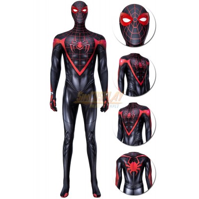 Spiderman 2 PS5 Miles Morales Cosplay Costumes HD Printed
