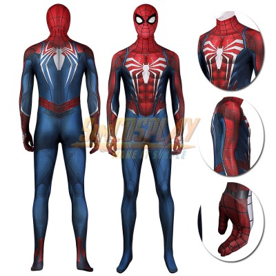 Spiderman 2 PS5 Peter Parker Cosplay Suit Printed Costume