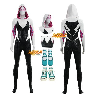 Gwen Stacy Suit Across The Spider-Verse Cosplay Costume Top Level