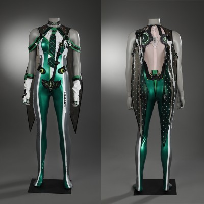 Stellar Blade EVE 07 Green Cosplay Costume Suit