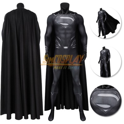 Black Clark Superhero Cosplay Suit Recovery Suit Cosplay Costume J19045B