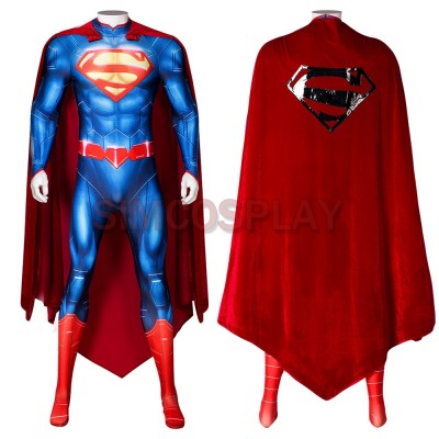 Clark New 52 Suit SuperHero Halloween Cosplay Costume