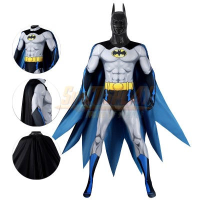 The Bruce Wayne Animated Series Cosplay Suit 2004-2008 Printed Costume