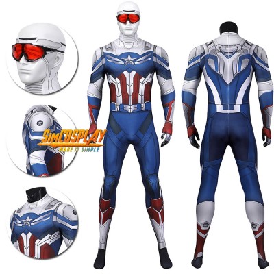 The Falcon and the Winter Soldier Sam Wilson 3D Printed Cosplay Suit